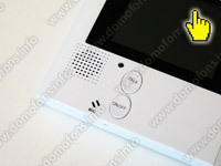 Видеоглазок Home Voice кнопки управления на мониторе Видеоглазок Home Voice кнопки управления на мониторе