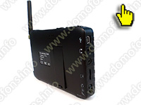 Видеоглазок Radio-DVR вид сзади Видеоглазок Radio-DVR вид сзади